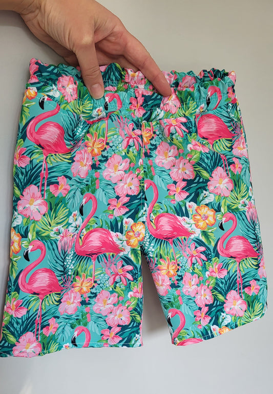 Age 2-3 Board Shorts Flamingo