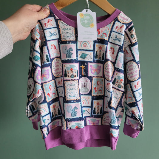 2-3 Unicorn Stamps Jumper