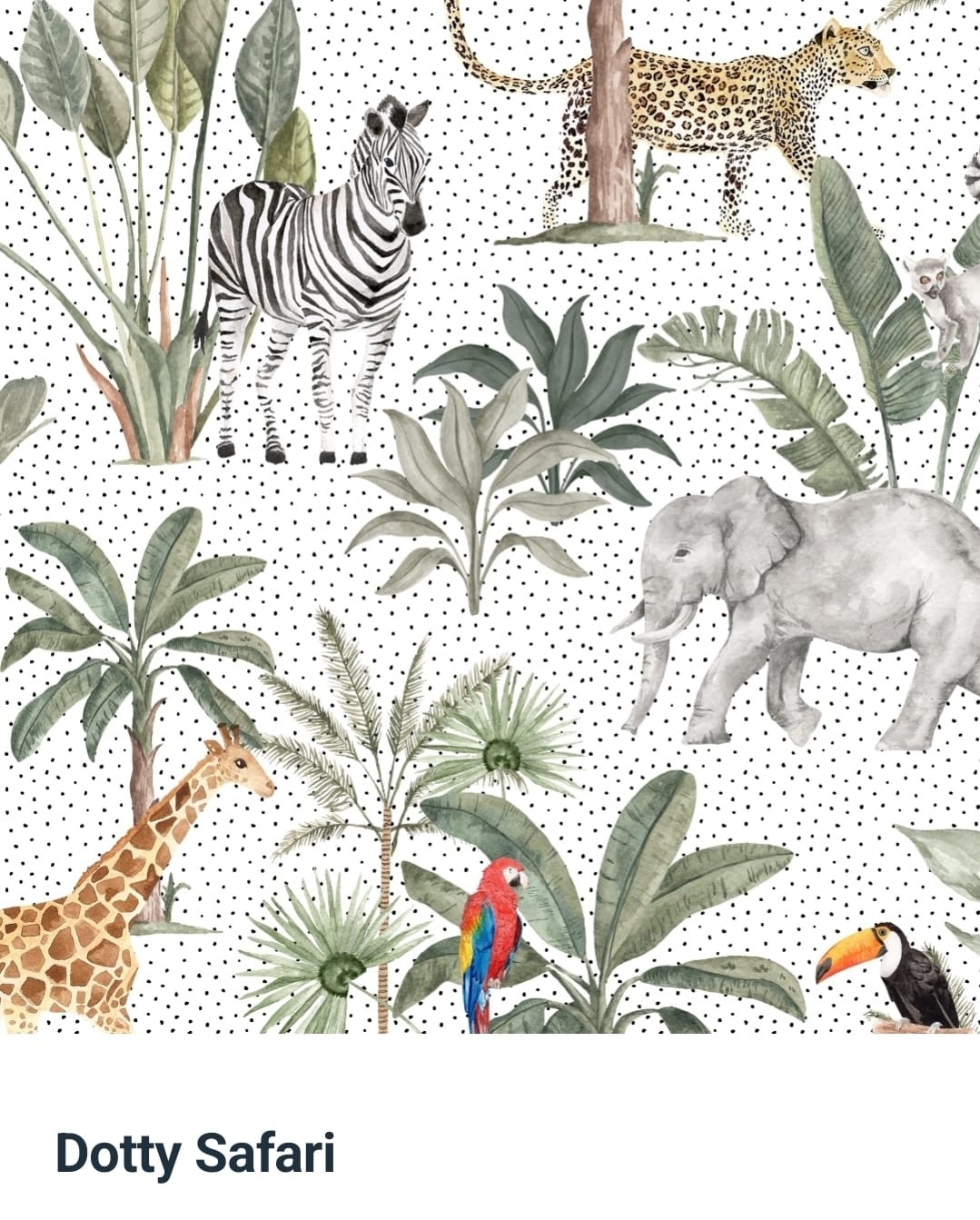 Dotty Safari Minky Blanket