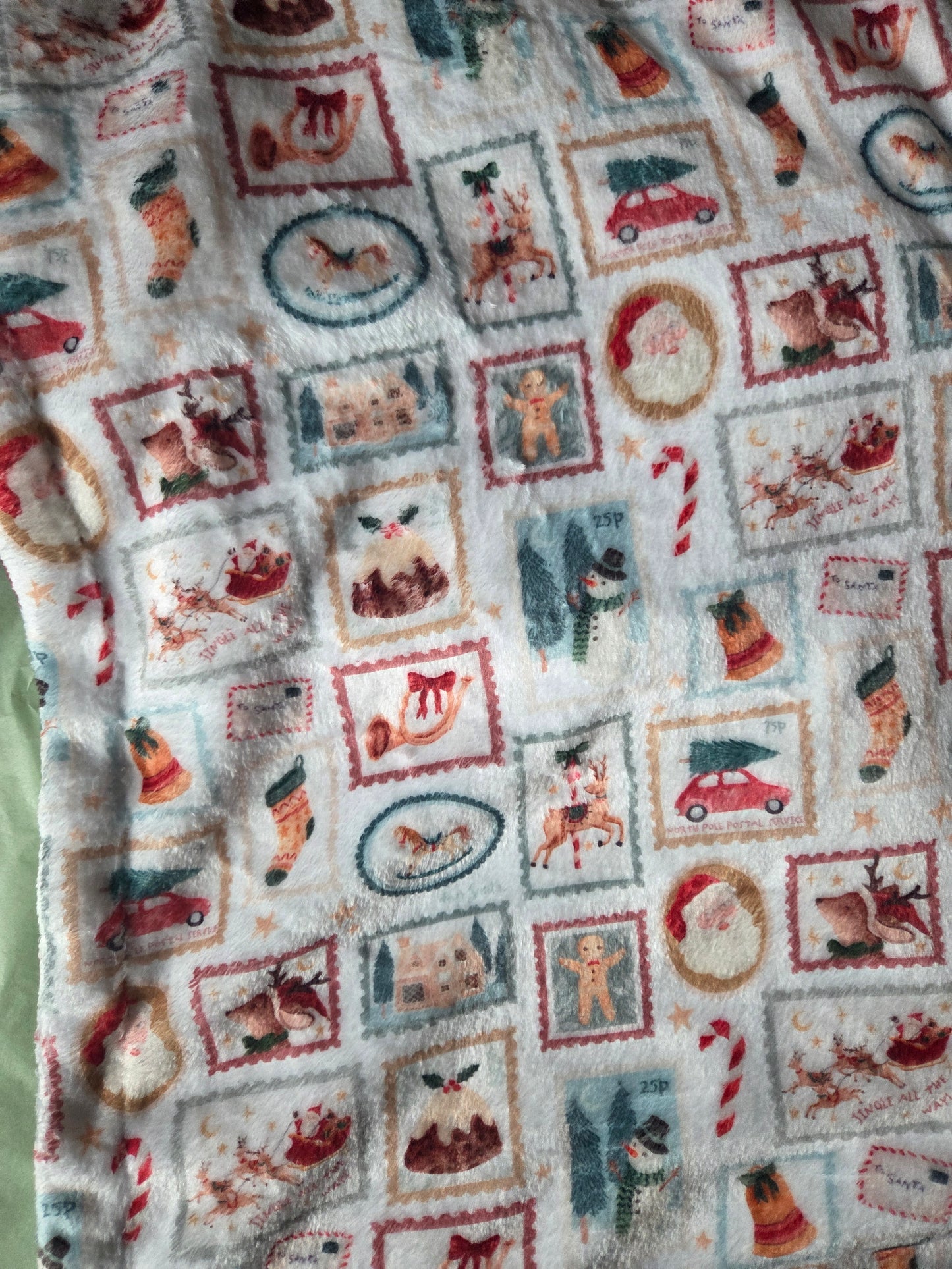 Christmas Stamps blanket