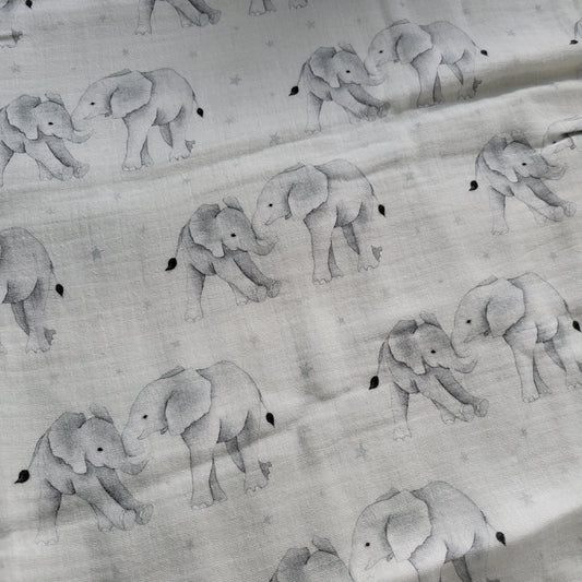 Baby Elephants Muslin