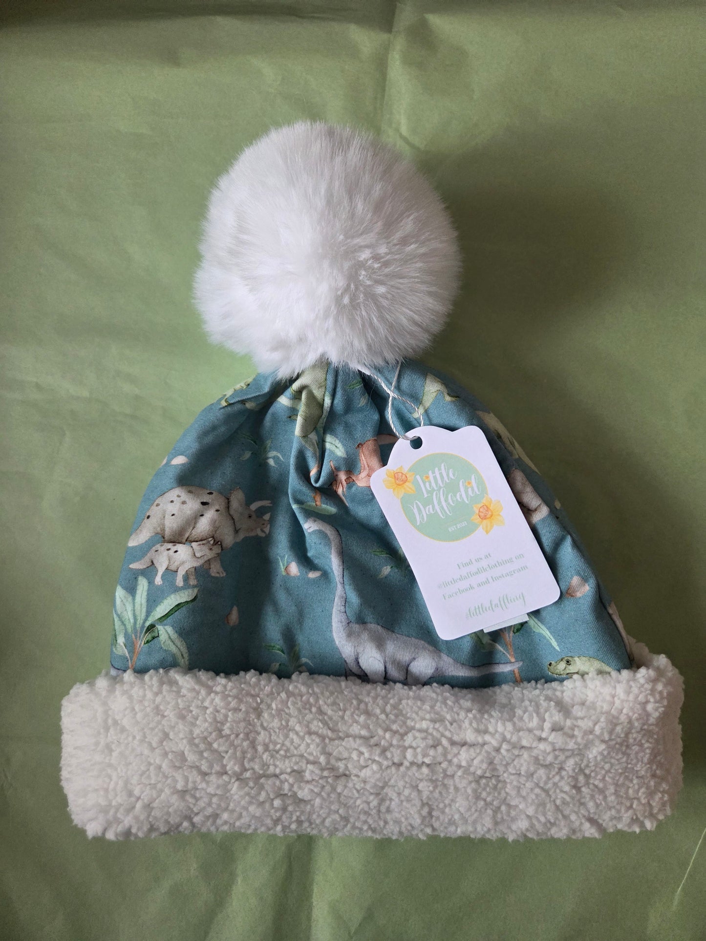 Child (age 4+) babysaurus bobble hat