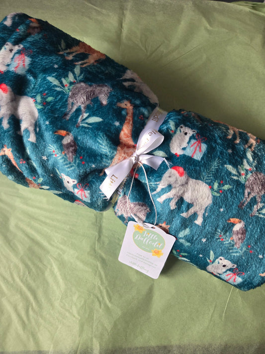 Christmas Safari blanket